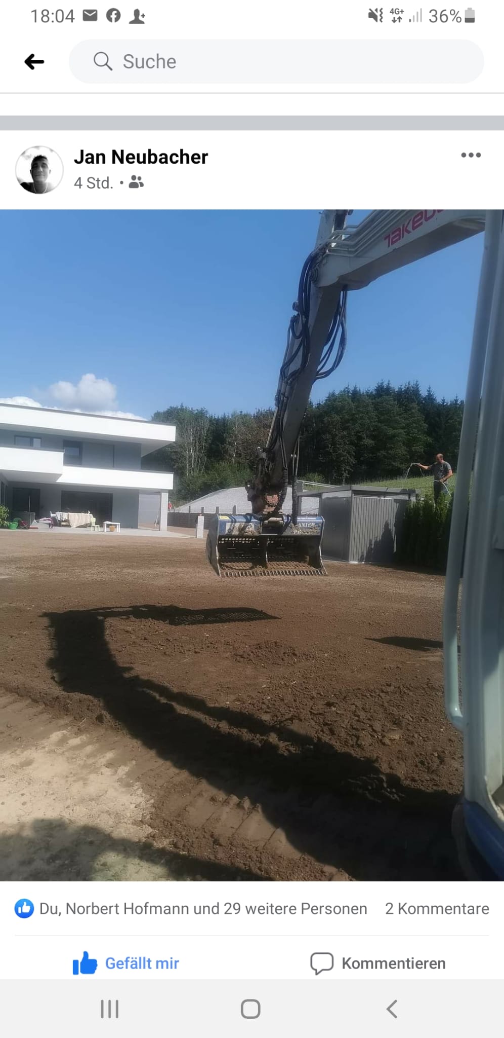 Referenz: Planier Profi im Einsatz